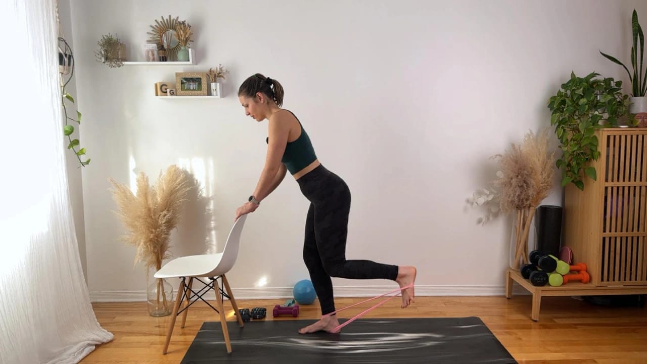 Barre - full body + défi chaise au mur