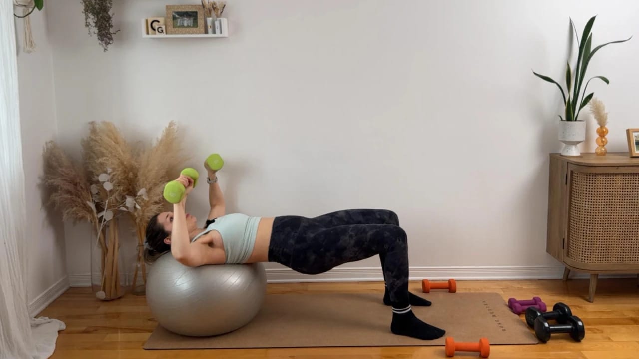 Renfo - gainage & haut du corps avec swiss ball
